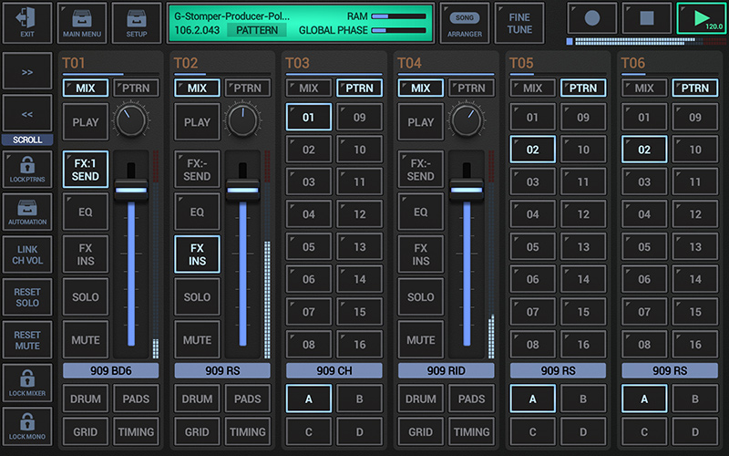 G-Stomper Producer - Live Track Pattern Arranger